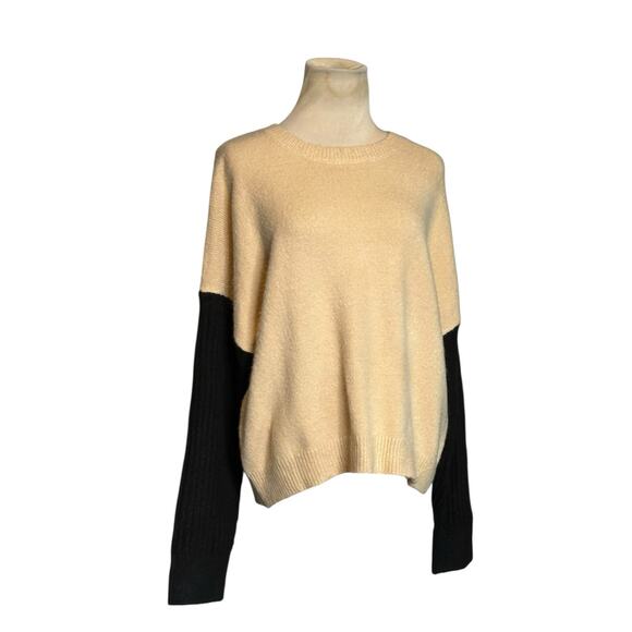 Lulus beige black long sleeves sweater size small - Picture 10 of 13